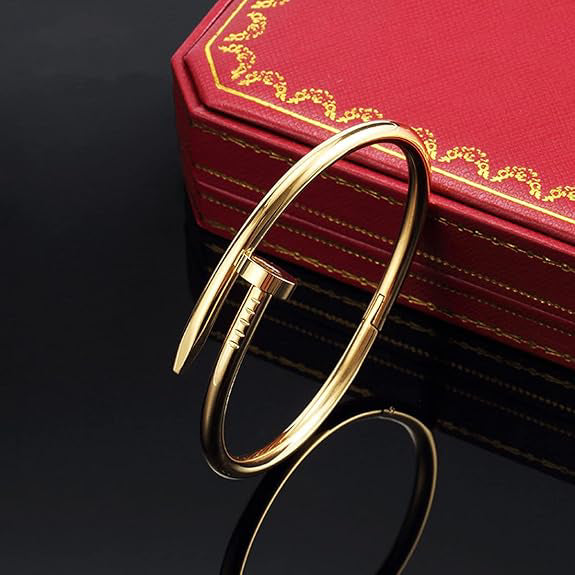 18K Gold-Plated Anti-Tarnish Nail Bracelet 3