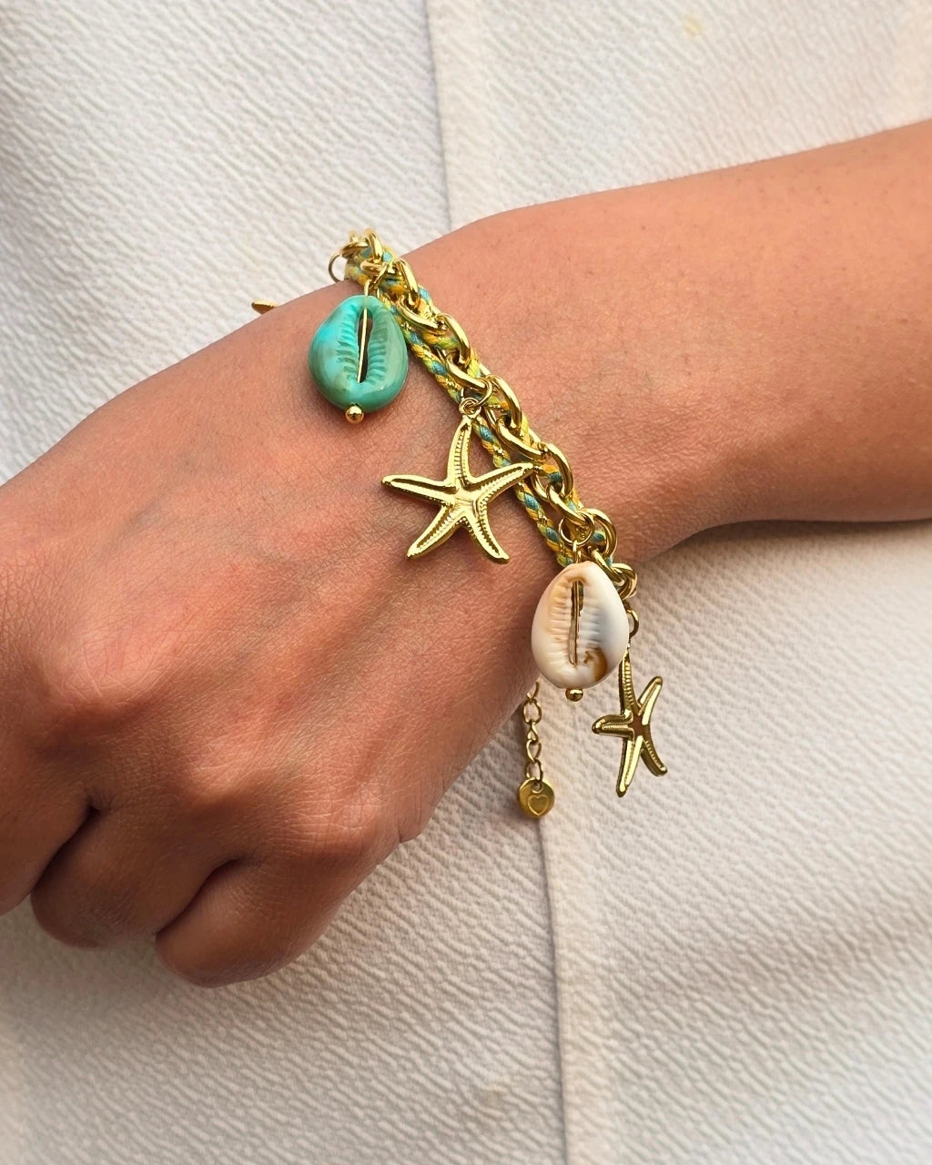 Beach Babe Chain Bracelet - 18k Anti Tarnish