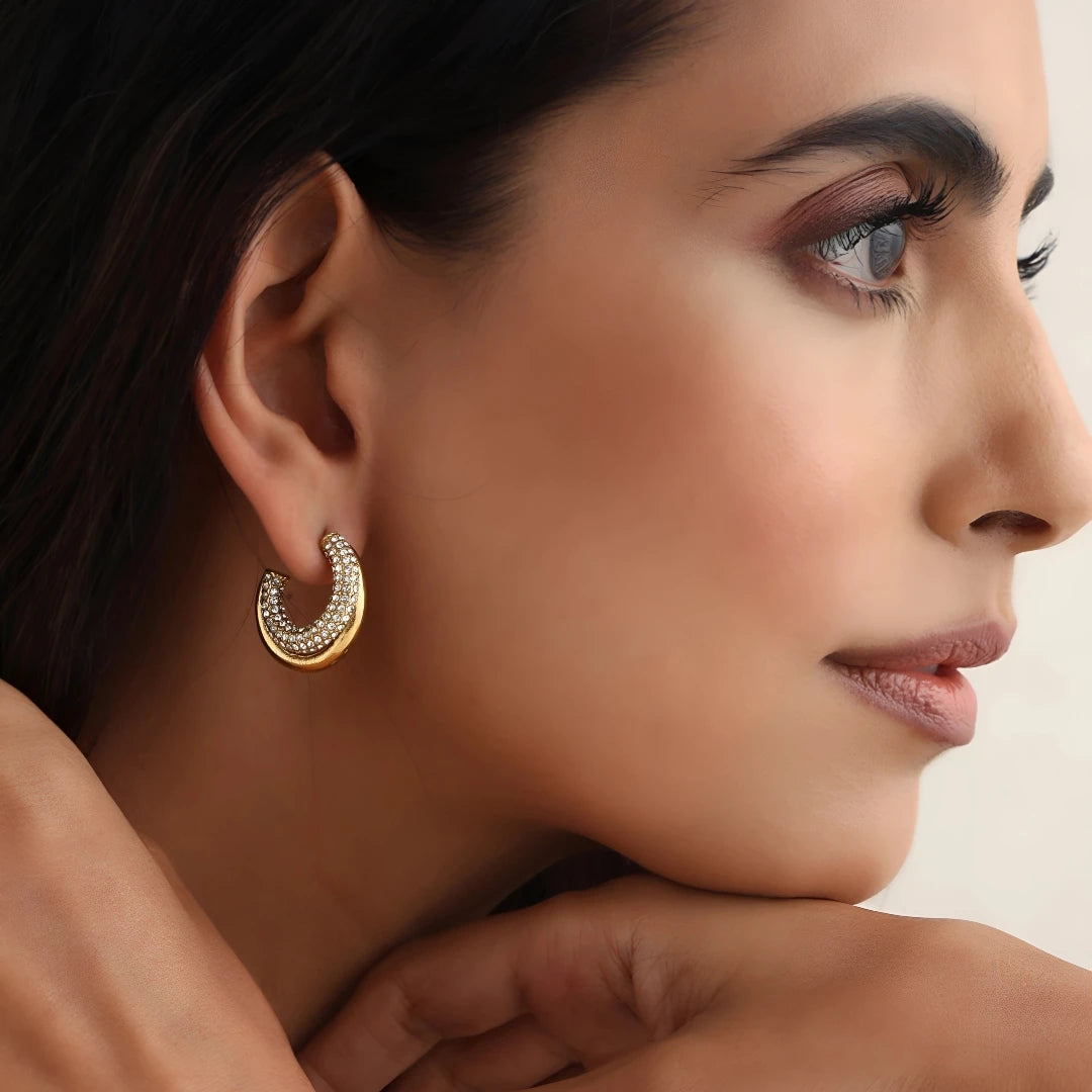 Bloom 18k Gold Plated Earrings