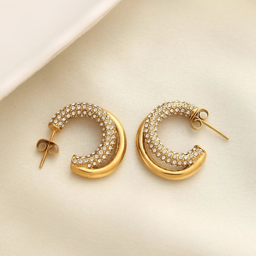 Bloom 18k Gold Plated Earrings