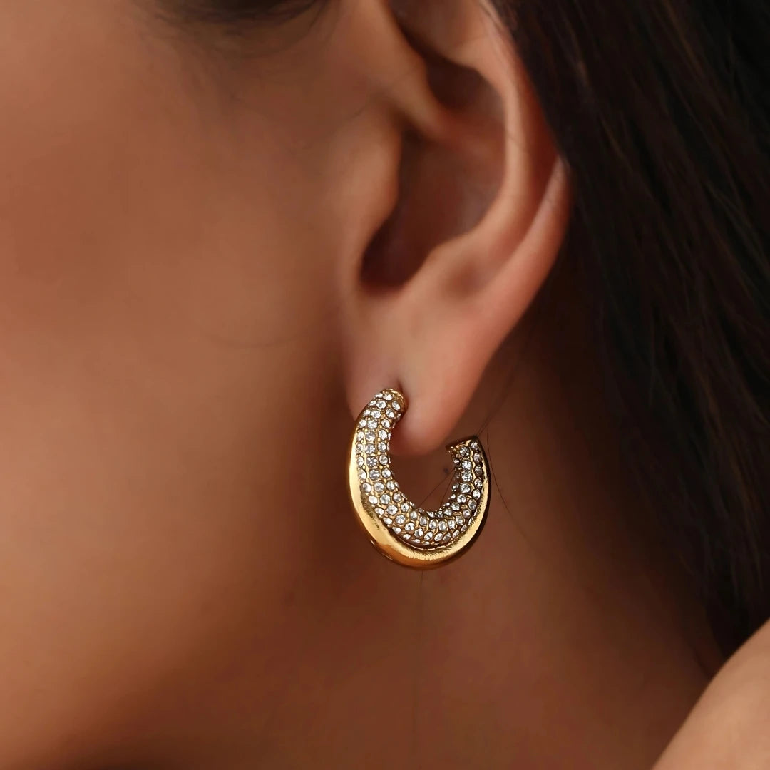 Bloom 18k Gold Plated Earrings