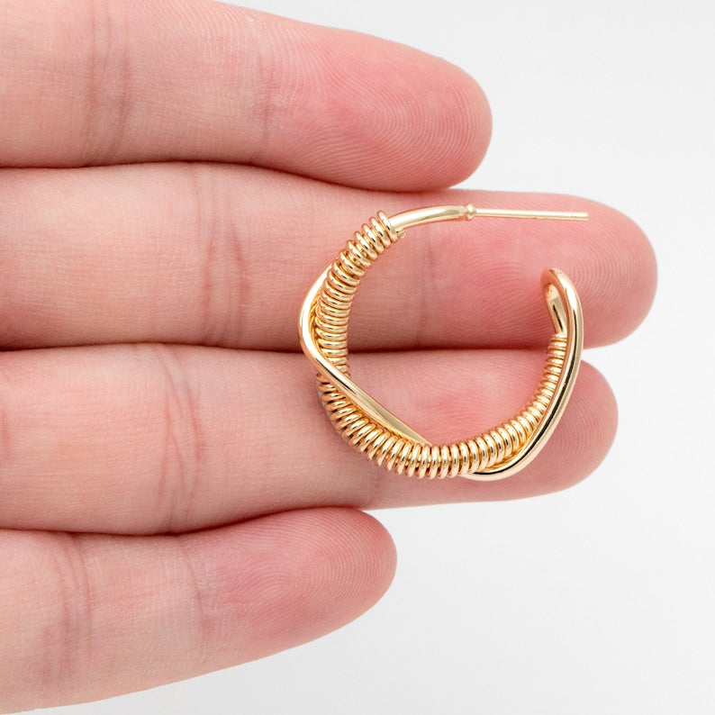 Bloom 18k Gold Plated Earrings