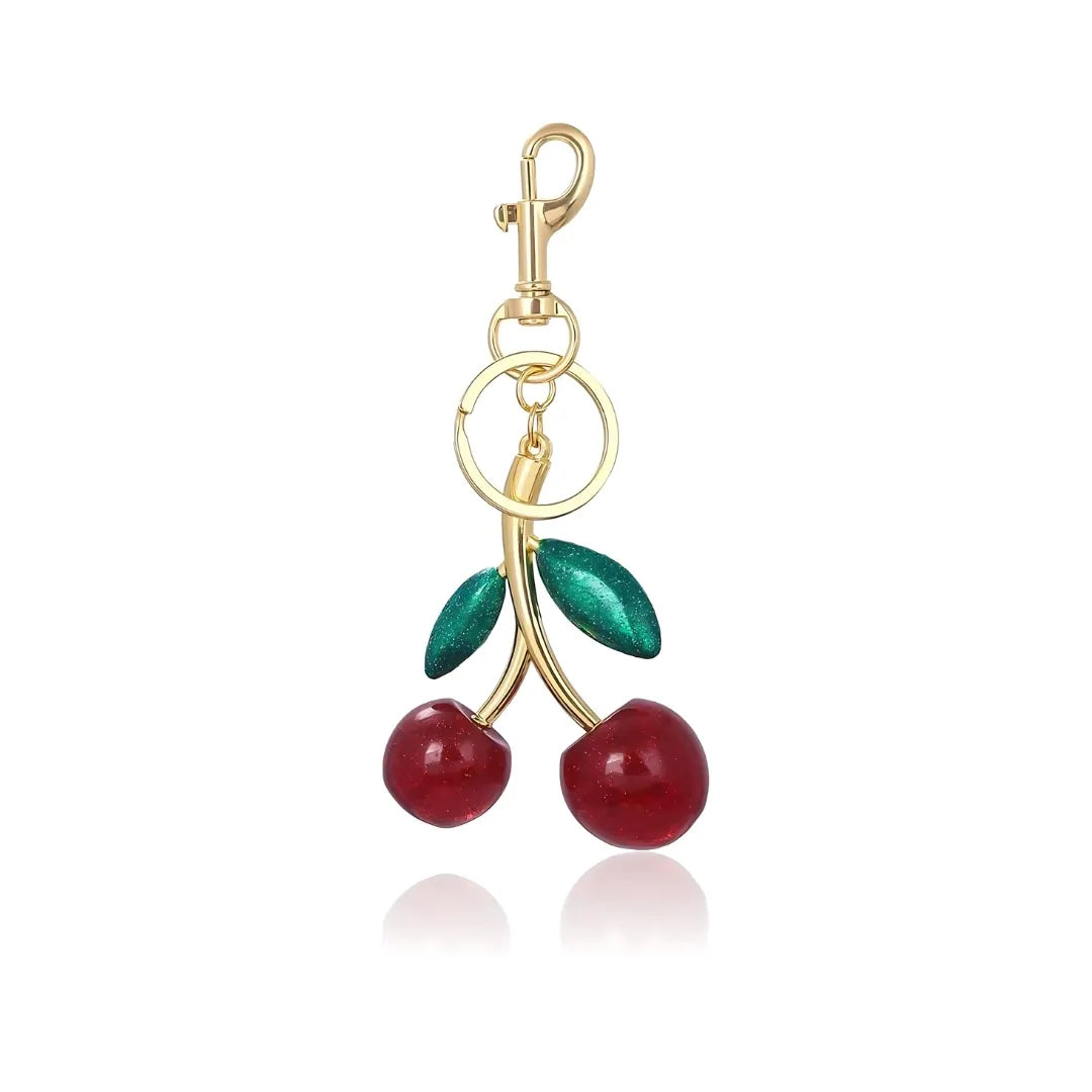Cherry Bag Charm - 18k Anti Tarnish Accessories