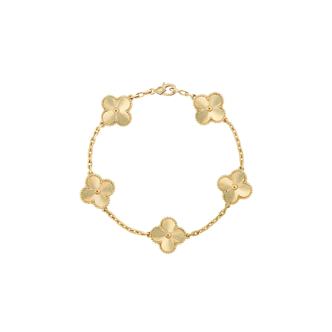 Clover Bracelet for Women - 18K Gold Plated & Anti Tarnish