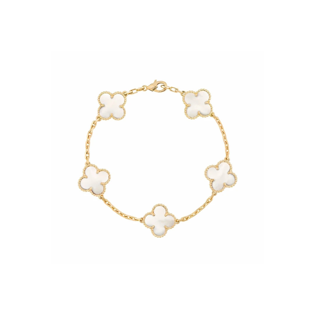 Clover Bracelet for Women - 18K Gold Plated & Anti Tarnish