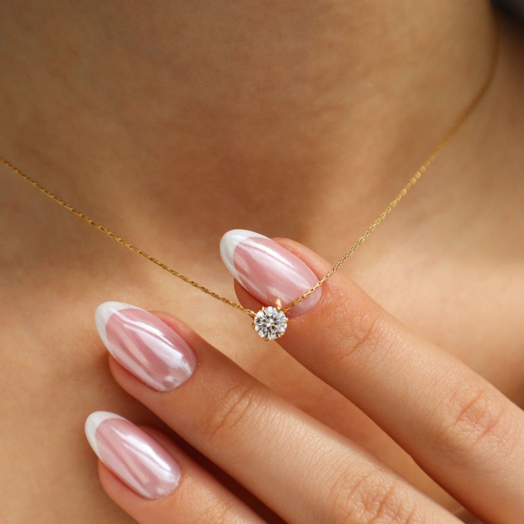 Dainty Diamond Dainty Stone Gold Pendant