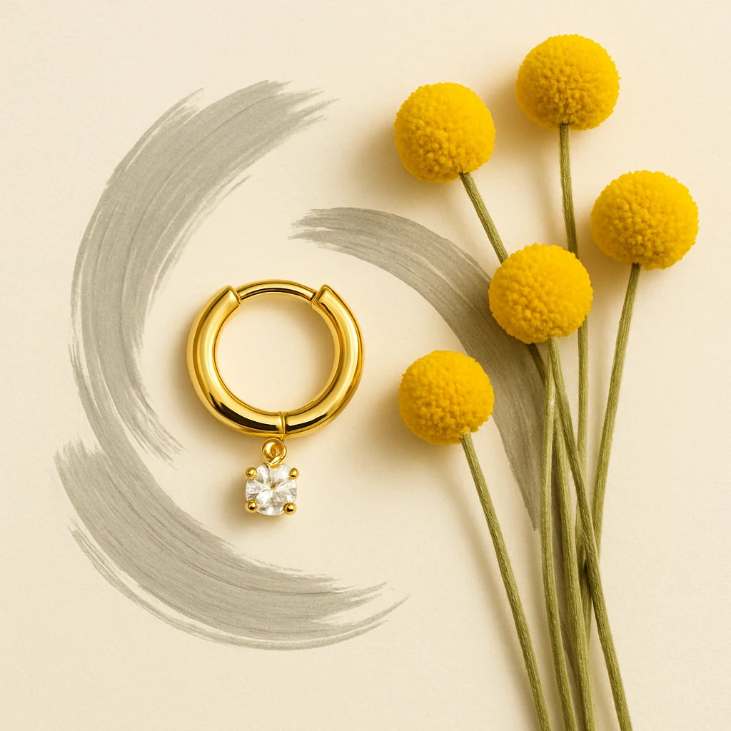 Fallen Diamond Earrings - Demi FIne Anti Tarnish Earrings