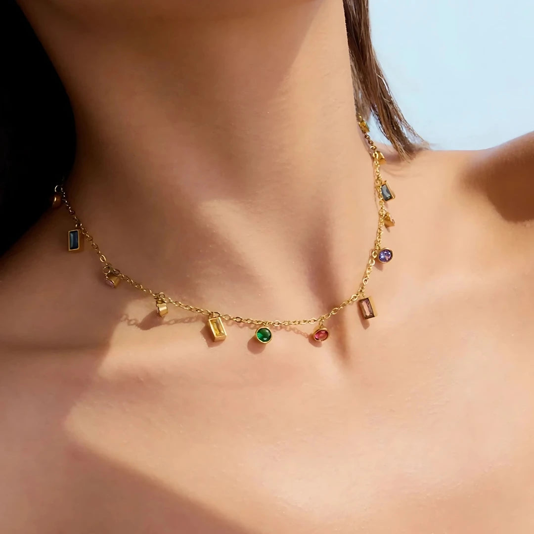 Hue Necklace - 18k Gold Plated Pendant