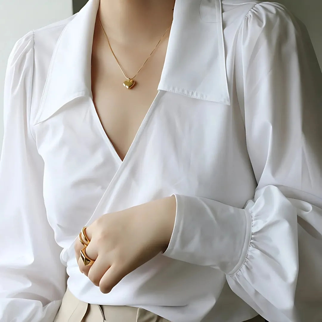 Laila Heart Pendant - 18k Gold Plated Pendant