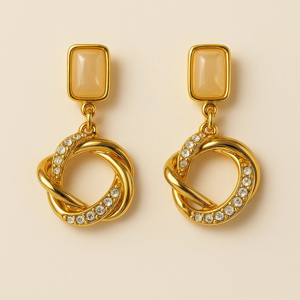 Lucky Charm Earrings - 18k Gold Plated Anti Tarnish Earrings