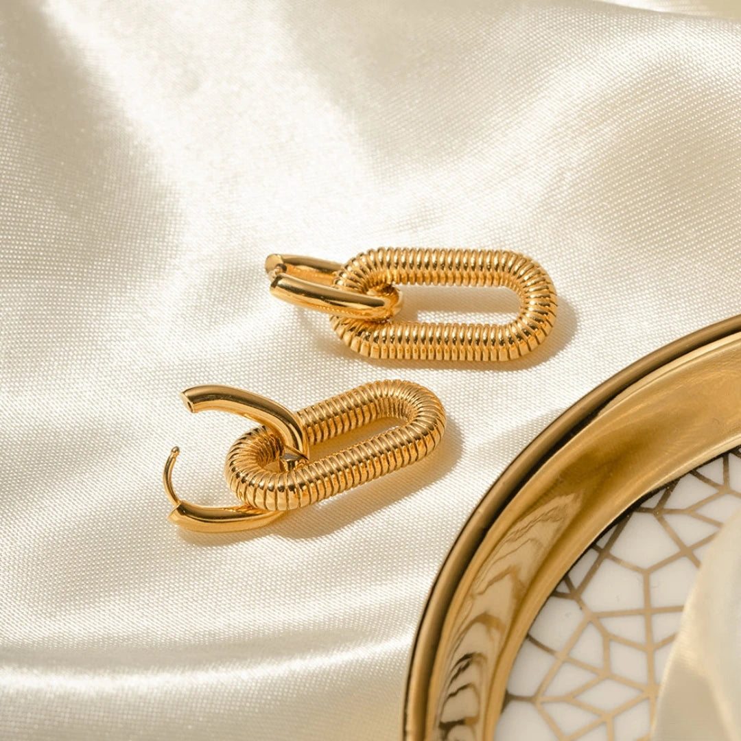 Lyra Earrings - 18K Demi Fine Anti Tarnish Earrings