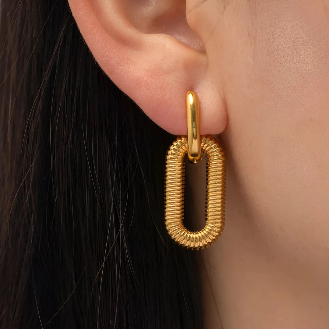 Lyra Earrings - 18K Demi Fine Anti Tarnish Earrings
