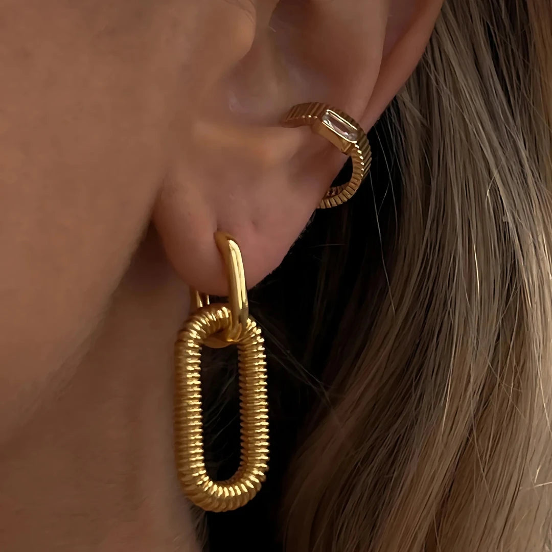 Lyra Earrings - 18K Demi Fine Anti Tarnish Earrings