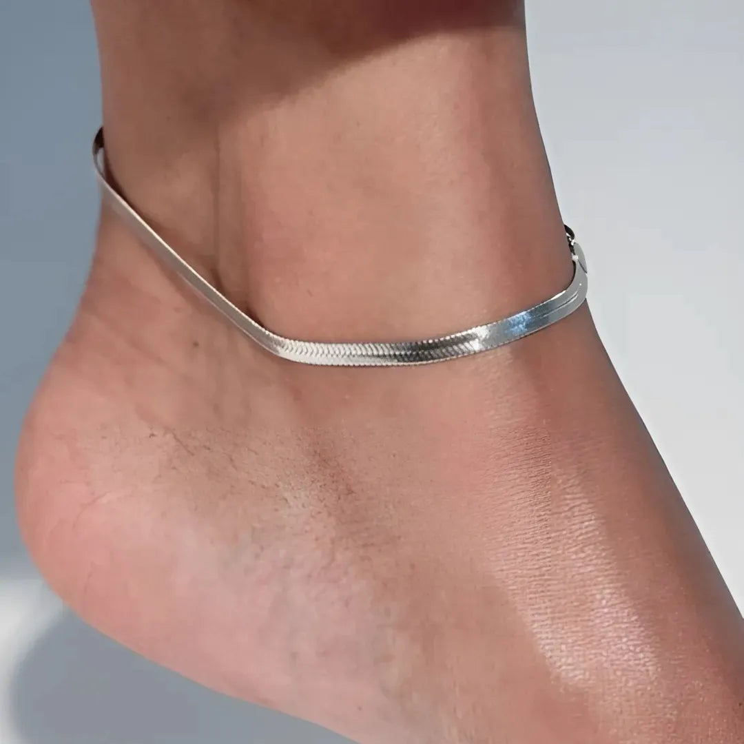 Snake Anklet - 18k Gold Plated