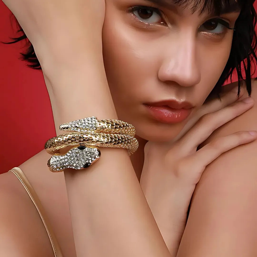 Snake Charmer Gold Bracelet