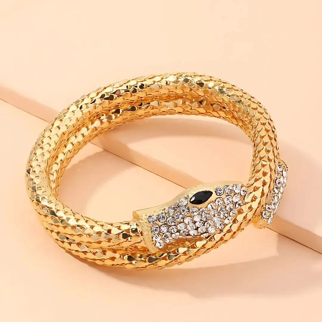 Snake Charmer Gold Bracelet