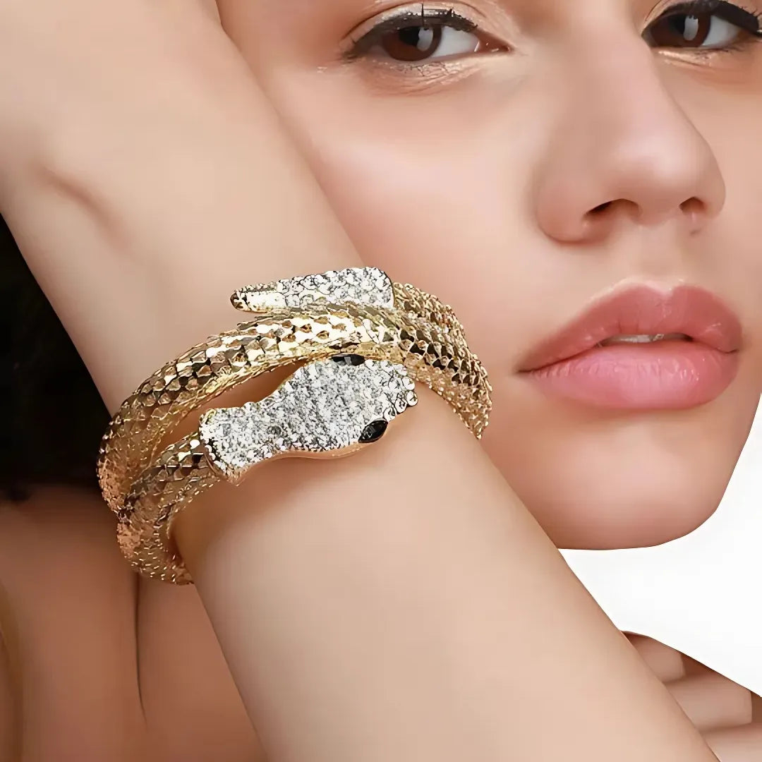Snake Charmer Gold Bracelet