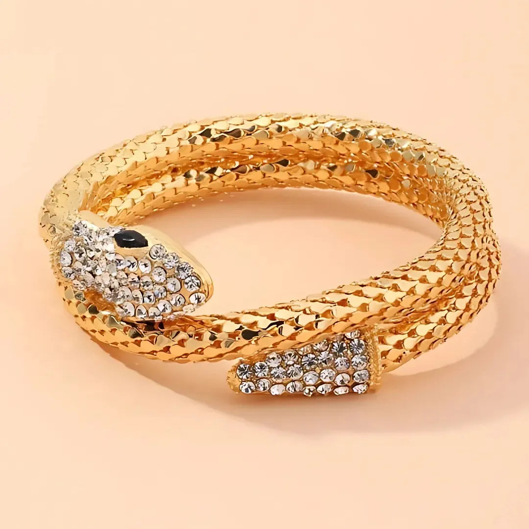 Snake Charmer Gold Bracelet