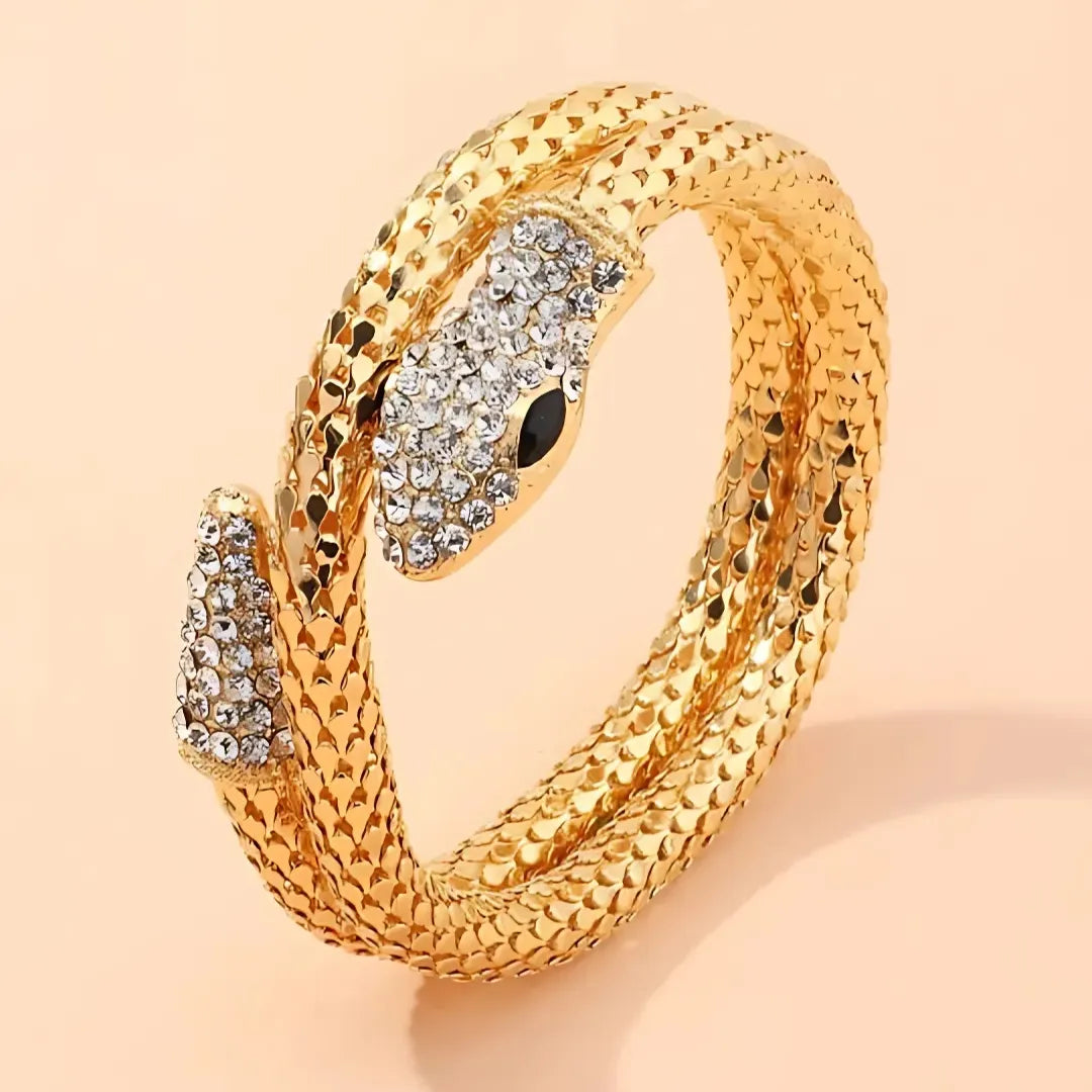 Snake Charmer Gold Bracelet