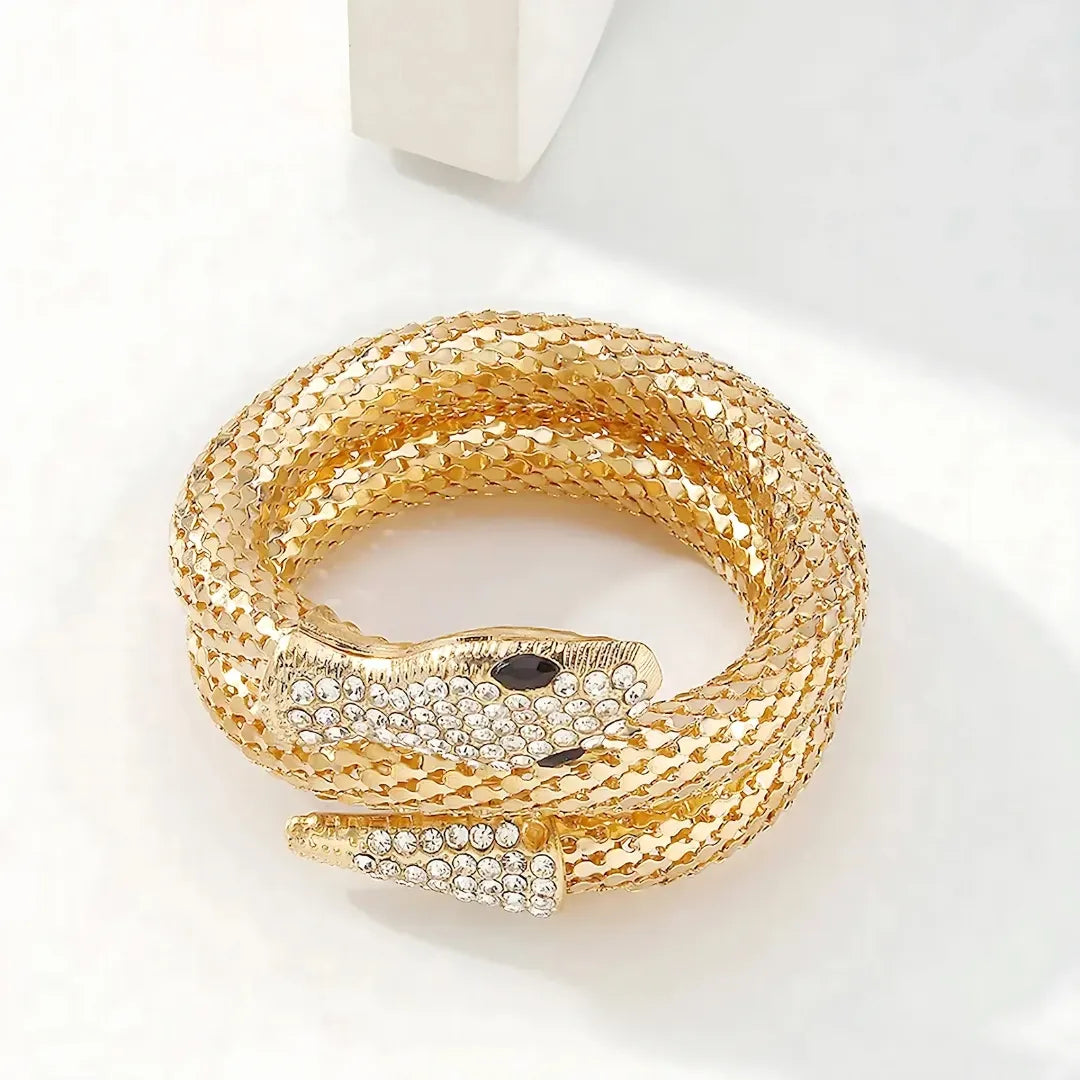 Snake Charmer Gold Bracelet