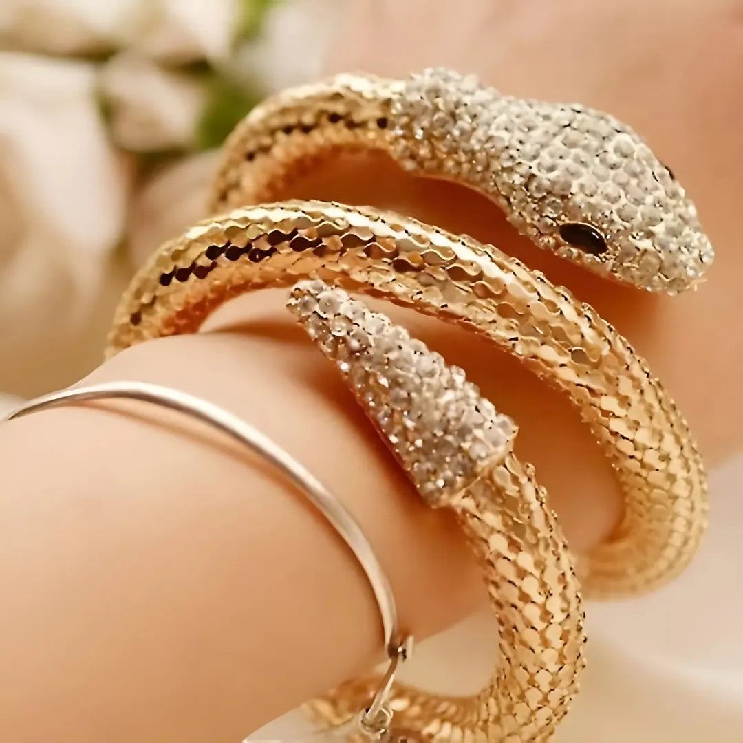 Snake Charmer Gold Bracelet