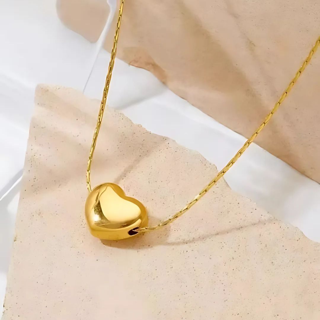 Dainty Diamond + Sweetheart Heart Pendant Combo