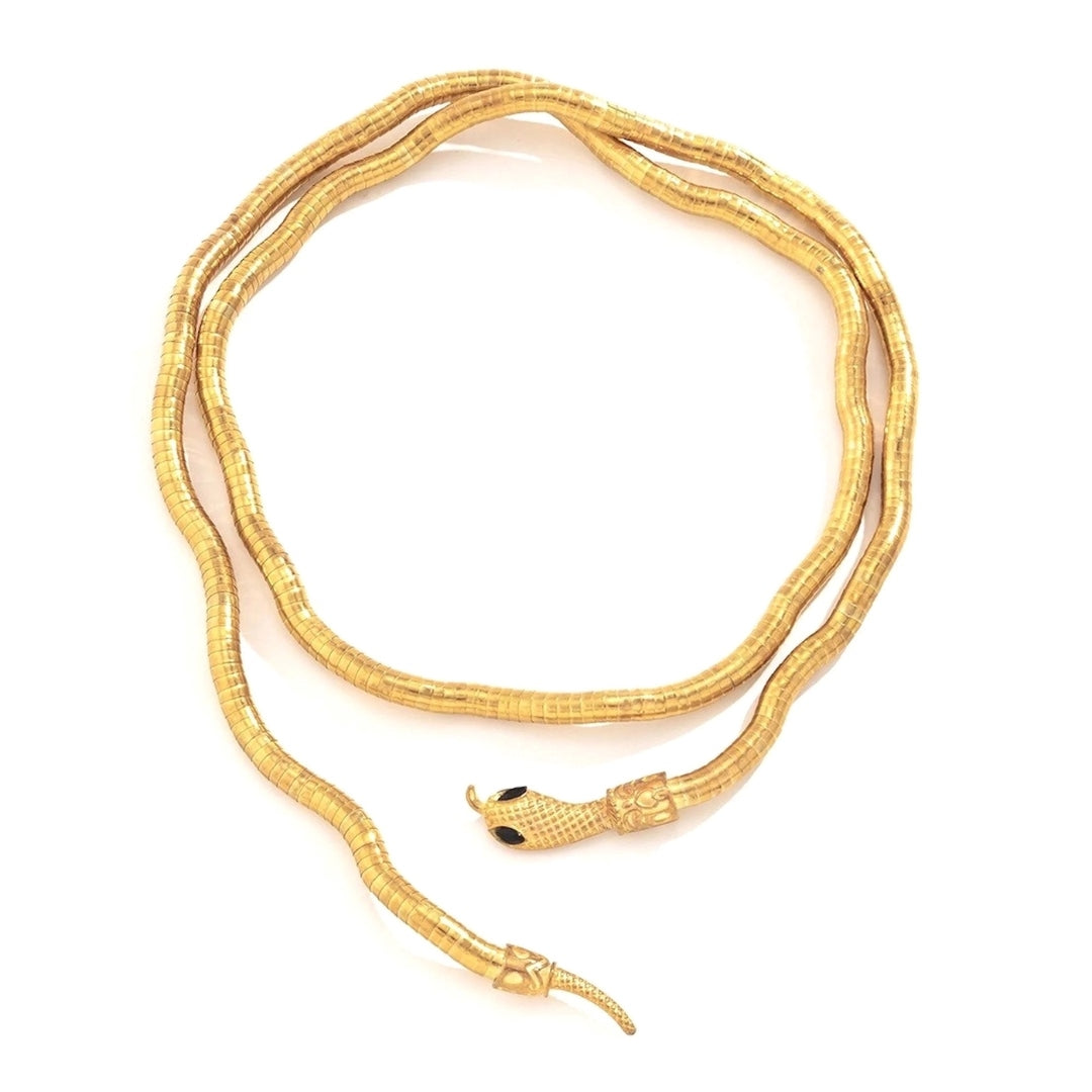 Wrap Around Snake Necklace and Snake Bracelet