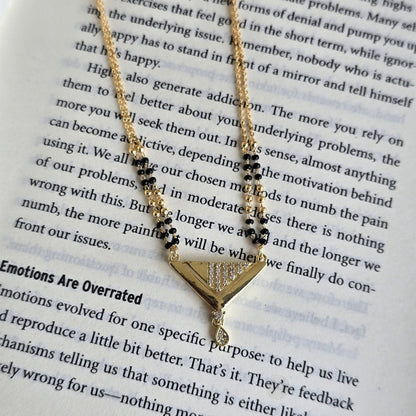 Aurora Crystal Drop Mangalsutra