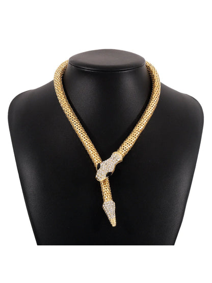 Anti Tarnish Snake Neckpiece