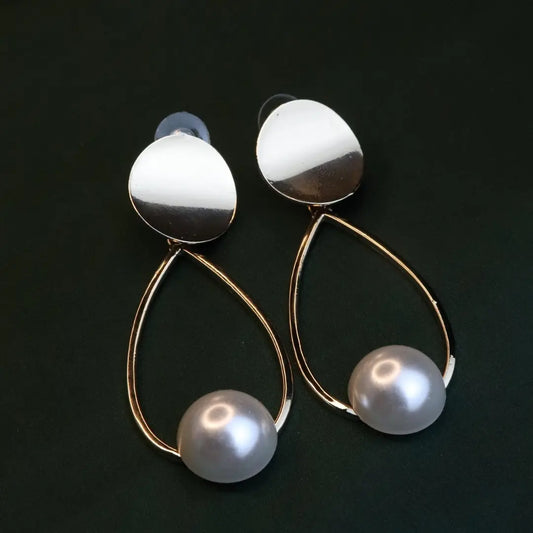 Anti Tarnish Pearl Drop Earrings