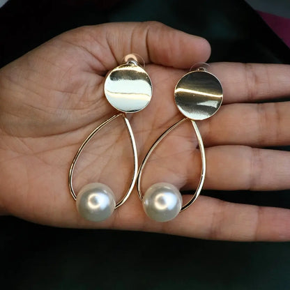 Anti Tarnish Pearl Drop Earrings