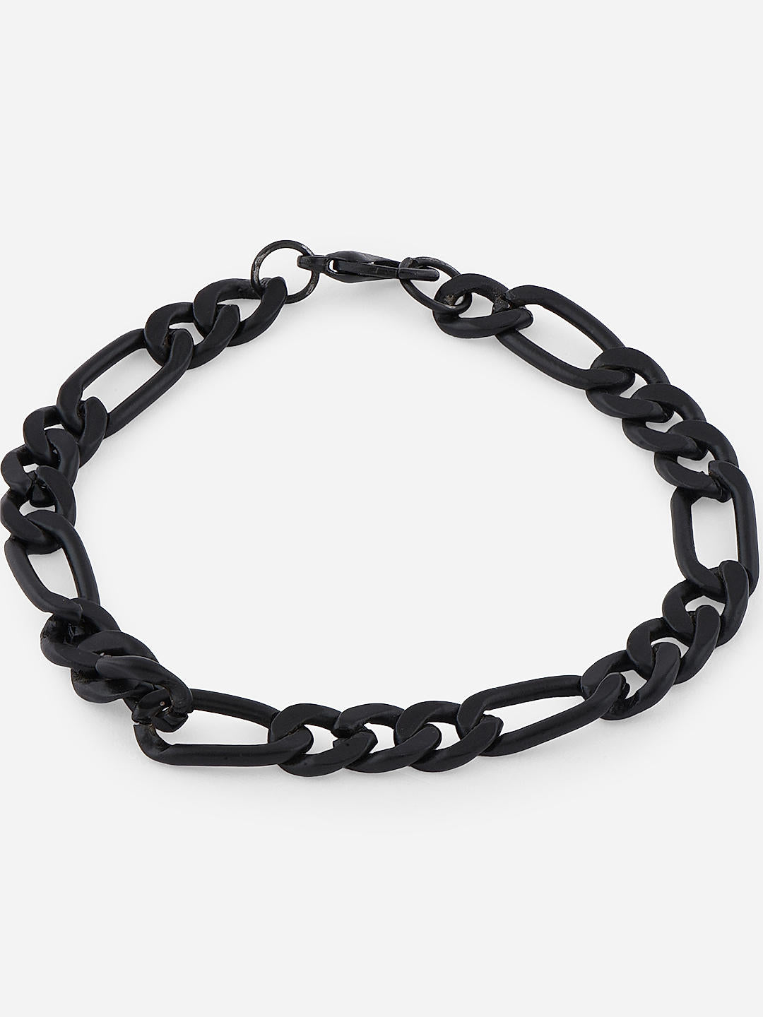 Men Black Chain Stainless Steel Bracelet