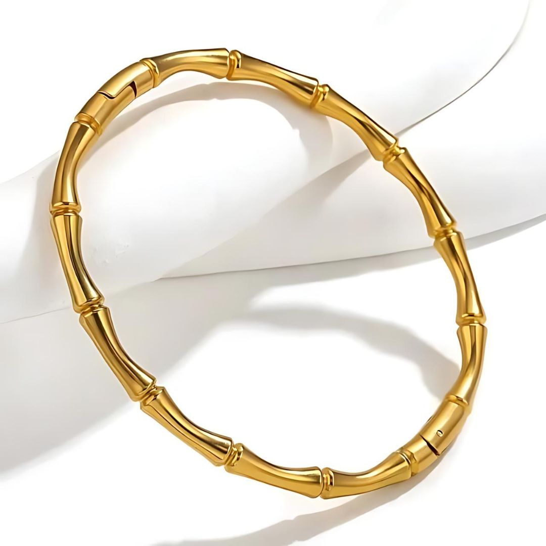 Bamboozle 18K Gold Plated Cuff Bracelet