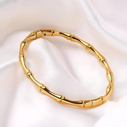 Bamboozle 18K Gold Plated Cuff Bracelet