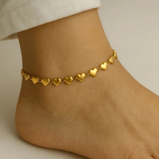 Beau Anklet - 18k Gold Plated Anti Tarnish