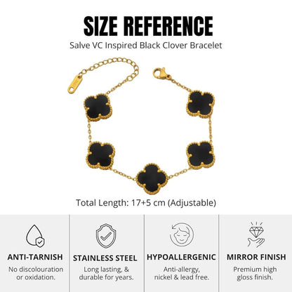 Clover Bracelet for Women - 18K Gold Plated & Anti Tarnish