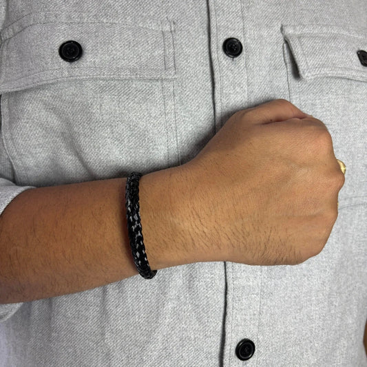 Braided Noir Bracelet for Men