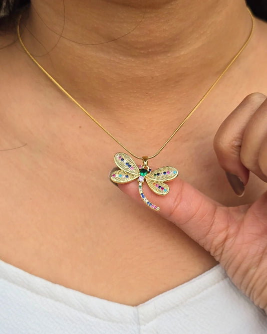 Butterfly Pendant - 18k Anti Tarnis Gold Plated