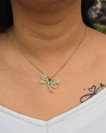 Butterfly Pendant - 18k Anti Tarnis Gold Plated