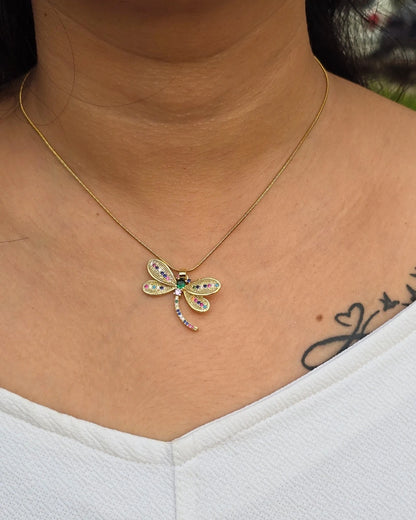 Butterfly Pendant - 18k Anti Tarnis Gold Plated