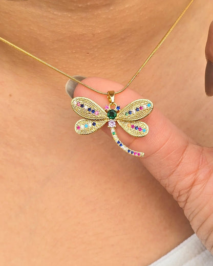 Butterfly Pendant - 18k Anti Tarnis Gold Plated