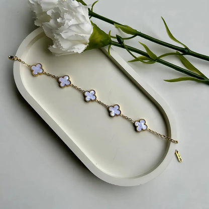 Clover Bracelet for Women - 18K Gold Plated & Anti Tarnish