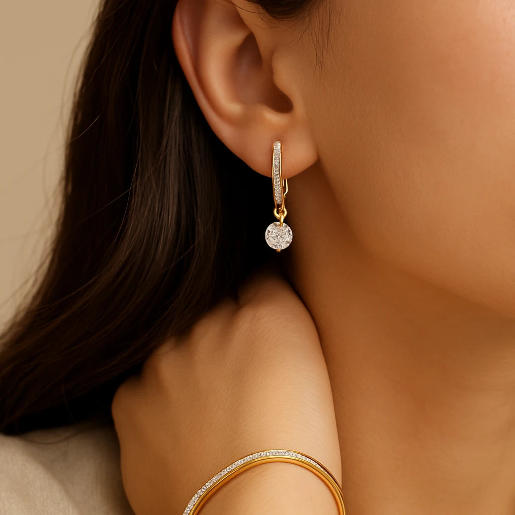 Diva Diamond Hoops