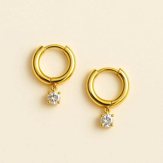 Fallen Diamond Earrings - Demi FIne Anti Tarnish Earrings