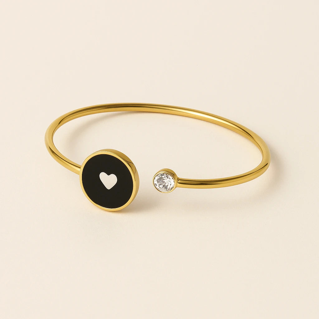 Heart Affair Bracelet - 18k Gold Plated Bracelet