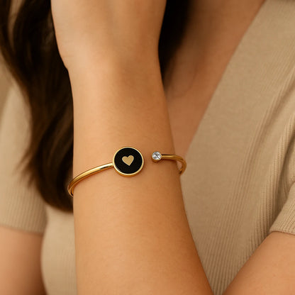 Heart Affair Bracelet - 18k Gold Plated Bracelet