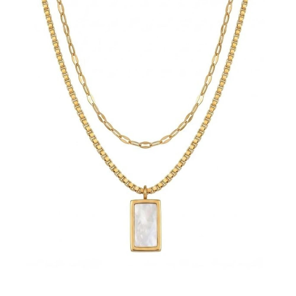 Ivory Necklace – 18K Gold Plated