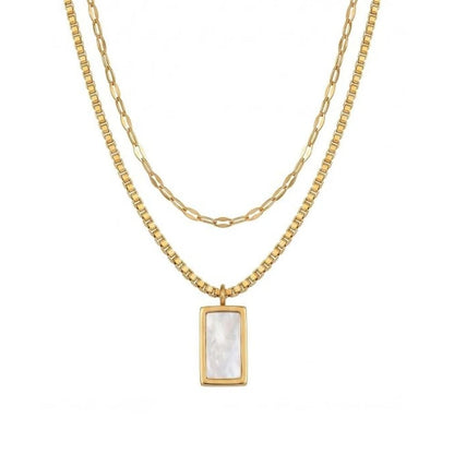 Ivory Necklace – 18K Gold Plated