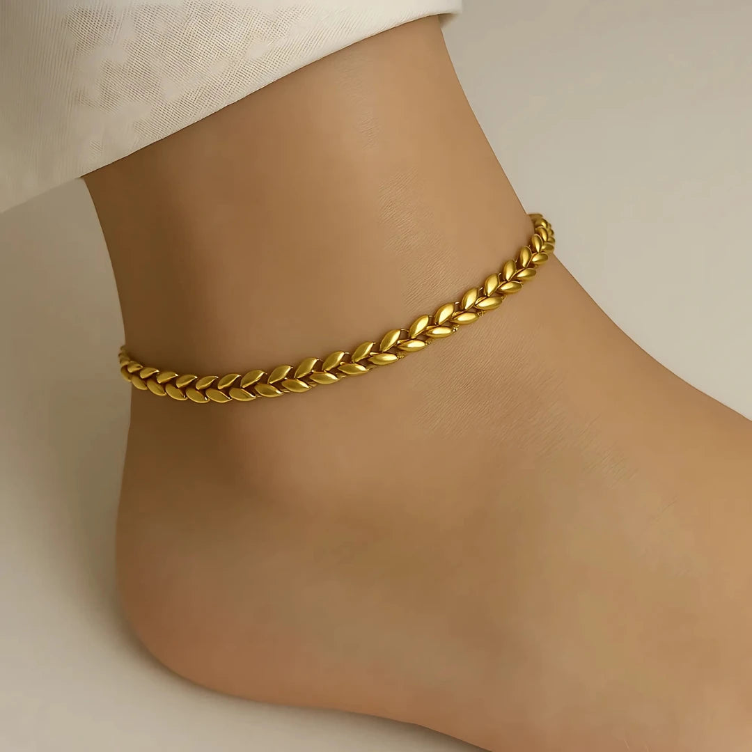 Izabella Anklet - 18k Gold Plated Anti Tarnish