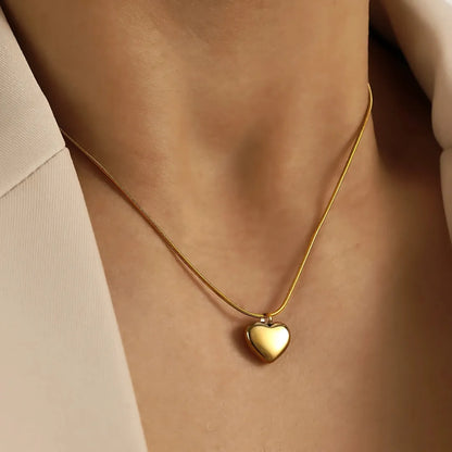 Laila Heart Pendant - 18k Gold Plated Pendant